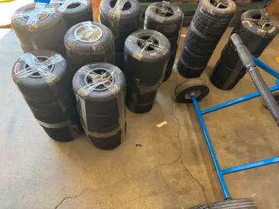 I have lots of racing go kart tires. Some are still good for racing, others can be used for recreati...