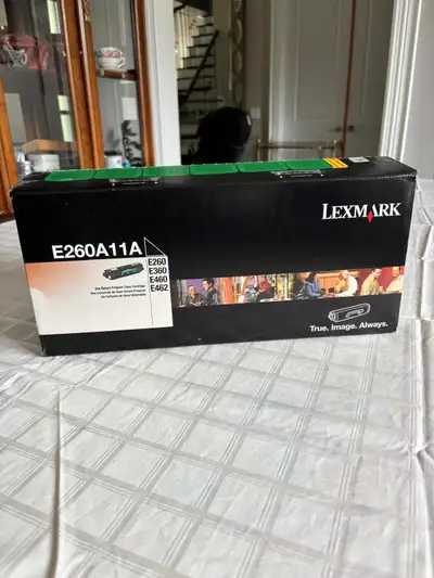 Get professional-quality prints with this new Lexmark E260A11A toner cartridge, designed for the E26...