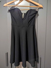 Mendocino - Strapless Black Dress