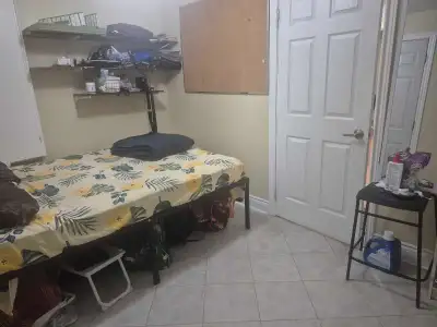 1 private bedroom with walkin closet room and attached storage room available in 2 bedroom house. 2...