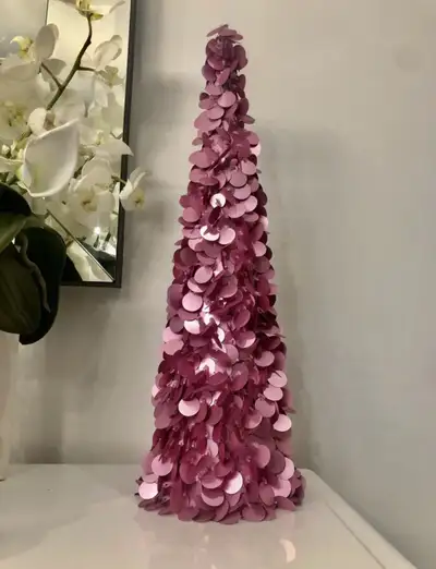 Decorative Pink Christmas tree, View more