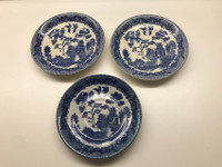 Blue Willow China - Set of 3 Saucers
