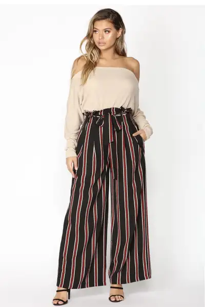 Fashion Nova Striped Pants (price firm, pick up only), View more