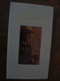 The Music of BILL MONROE 1936 to 1994 Booklet and 4 CDS