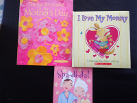 Lot of 3 Books for kids that Might be Good for Mother's Day Idea