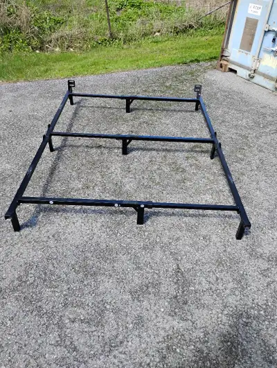 Adjustable metal bedframe twin-queen, View more