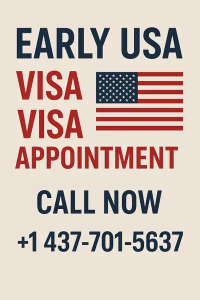  Early USA visa appointment, View more