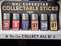 Tim Hortons 2020 NHL Superstar Hockey Collectors Mini Sticks Ful