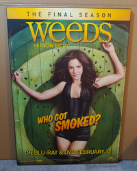 Weeds Laminated Movie Poster Board