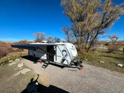 Like-new 2024 Keystone Passport GT 2605RBWE travel trailer for sale by original owners in Lake Count...