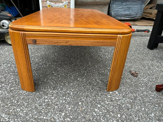 Long Brown Coffee Table in Coffee Tables in Barrie