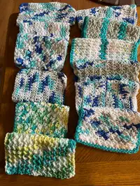 Crocheted dishcloths 