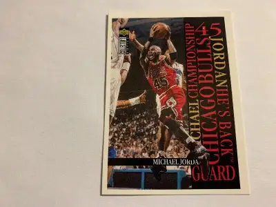 1995-96 Collector's Choice European Stickers MICHEAL JORDAN #MJ8, View more