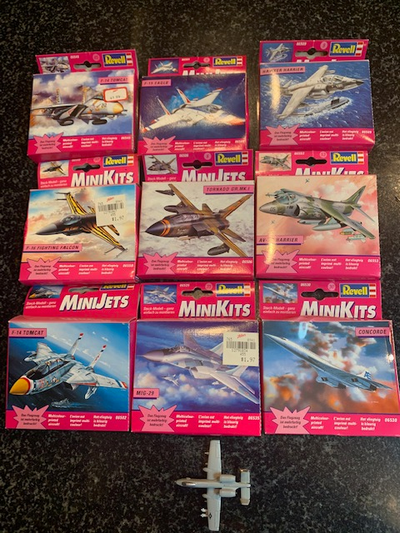 7 Revell Model Kit MiniKits- Snap Mini Kit MIB, 2000 - As a Lot, View more
