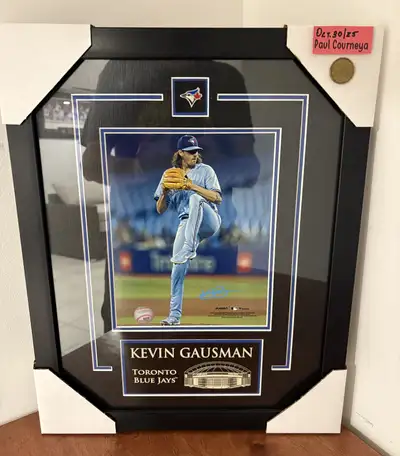 Kevin Gausman Signed 8x10 Photo Vertical Framed 16x20 w/coa, View more