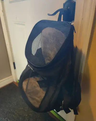 Hotel Doggy Backpack and car carrier/seat for small pet, View more