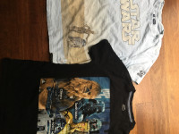 Child’s Kids Star Wars T-shirts shirt R2D2 C3PO Boba Fett Chewie