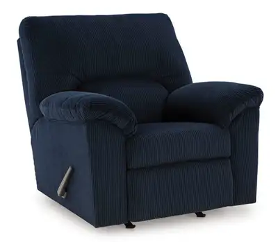 New SimpleJoy Navy Rocker Recliner, View more