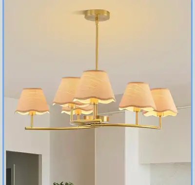 Pandaluna 6-Light Rattan Chandelier, View more