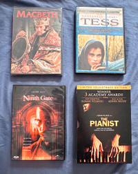 4 Films by Roman Polanski Pianist Tess Ninth Gate Macbeth on DVD