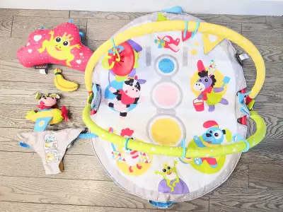 Yookidoo Baby Gym Lay to Sit-Up Playmat 3-in-1 Newborn Activity, View more