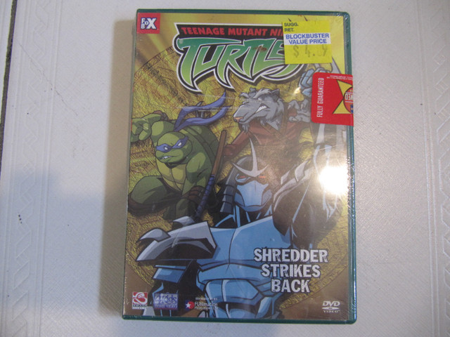 Teenage Mutant Ninja Turtles ShredderStrikes Back Sealed DVD New in Arts & Collectibles in Mississauga / Peel Region