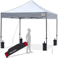 ABCCANOPY Pop up Canopy Tent Commercial Instant Shelter with Whe