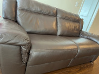 Moving away sale- Natuzzi electric recliner couch 