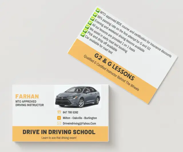 G2/Driving instructor Milton/Oakville63860085889795120