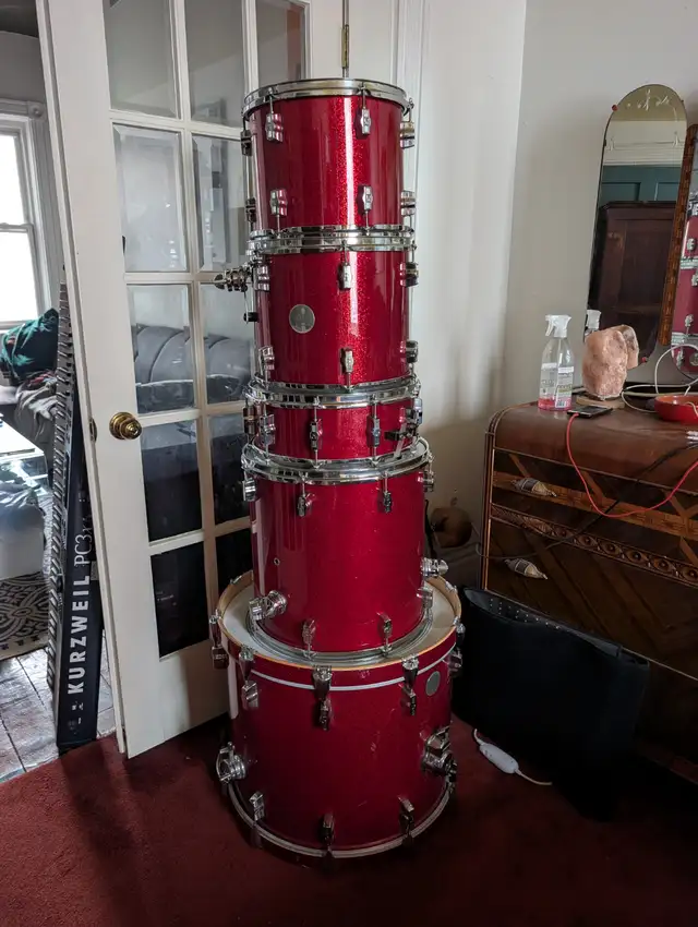 Sonor Force 3005 Full Maple Drum Kit in Drums & Percussion in City of Toronto - Image 2