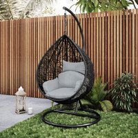  New Indoor/Outdoor egg swing, Anti-rust coated, Big cushion 