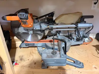 Rigid 12” Dual Bevel Sliding Mitre Saw, View more