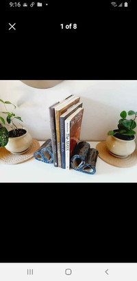 Vintage Charlotte Wilson '77 Pottery Bookends
