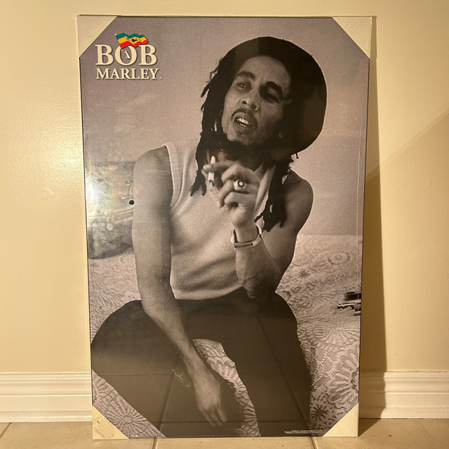 Bob Marley Poster Size Laminate Wall Art Print New And Sealed in Arts & Collectibles in Oshawa / Durham Region