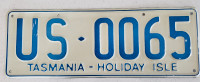 Tasmania Australia License Plate