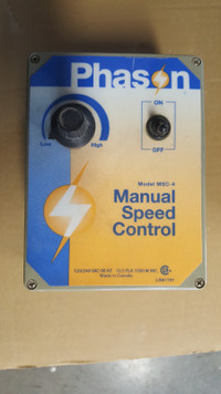 Phason Manual speed control