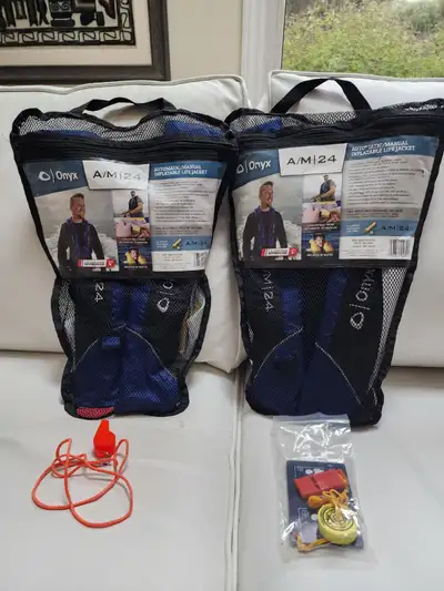 The Onyx A/M-24 Auto/Manual Inflatable Life Jacket is so comfortable, you won’t know you have one on...