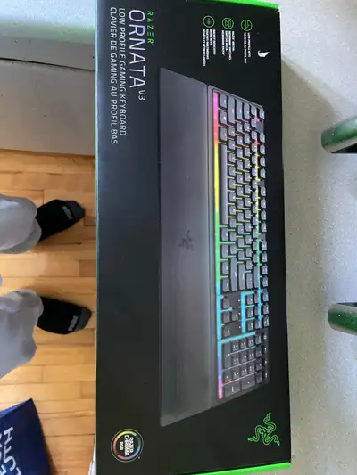 New Razer Ornata V3 Low profile RGB Keyboard, View more