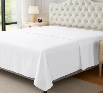 Queen Flat Sheet 100% Polyester 70$ PER DZ, View more