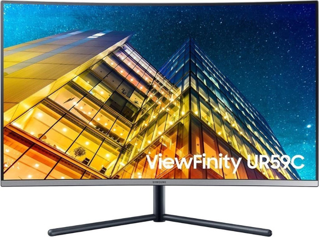 Samsung 32" 4K UltraHD 60Hz 4ms GTG Curved VA LED Gaming Monitor in TVs in Mississauga / Peel Region