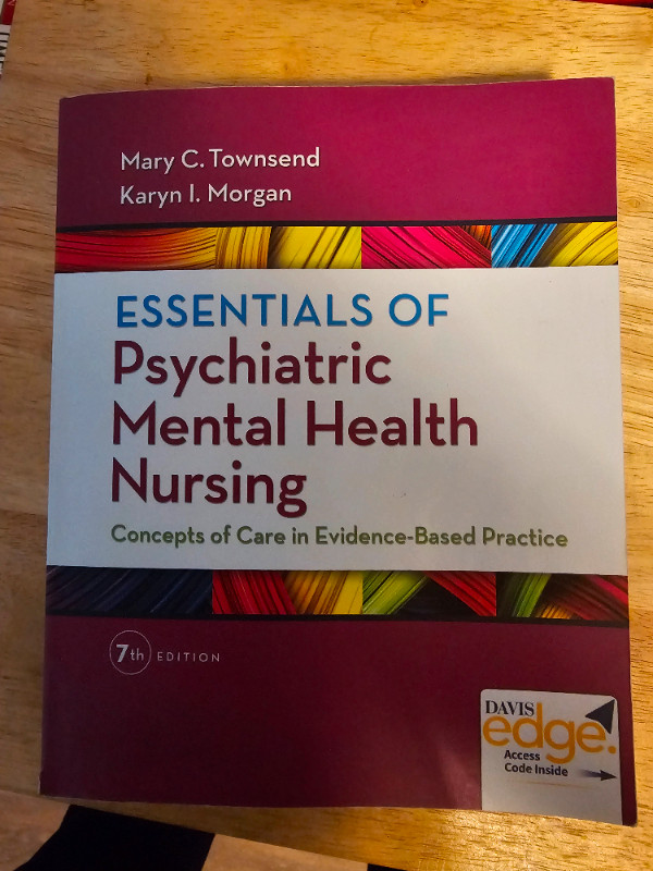 Essentials of Psychiatric Mental Healrh Nursing in Textbooks in Calgary