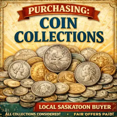 I'm on the hunt for old Canadian & American coin collections Large to small coin collections conside...