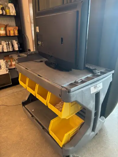 Utility Cart w/bins, View more