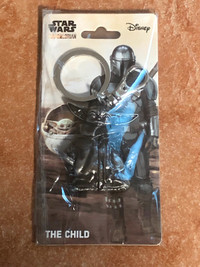 Star Wars Mandalorian Grogu “The Child” Silver Keychain