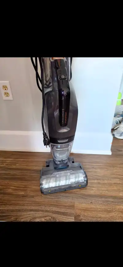Brand new, never used it. Out of box, includes 3 bottles of cleaning solution, 3 filters (1 already...