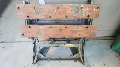 REDUCED AGAIN $10 Black and Decker work bench, View more