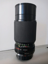 Olympus OM Rokinon MC Auto 80-200mm F/4.5 Tele Zoom Macro Lens