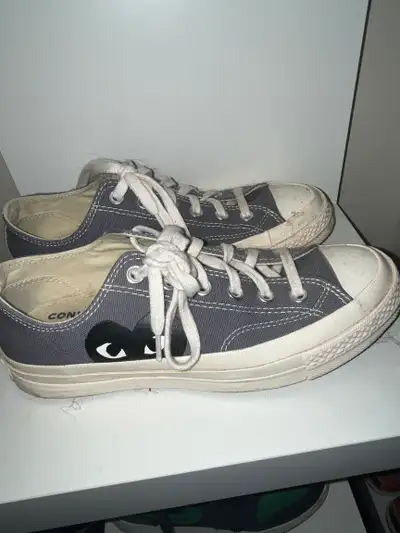 Converse x Comme des Garçons PLAY Chuck 70 Low Top uk 5.5, View more