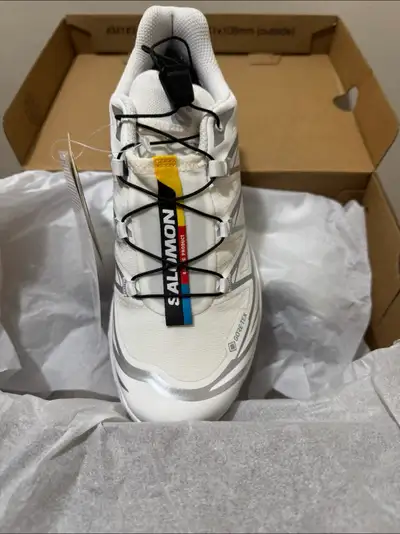 SALOMON XT6 GTX Waterproof ✅ Authentic ✅✅✅ Brand New ✅ White silver Sizes available ✅✅✅✅✅ Men’s: 4/4...