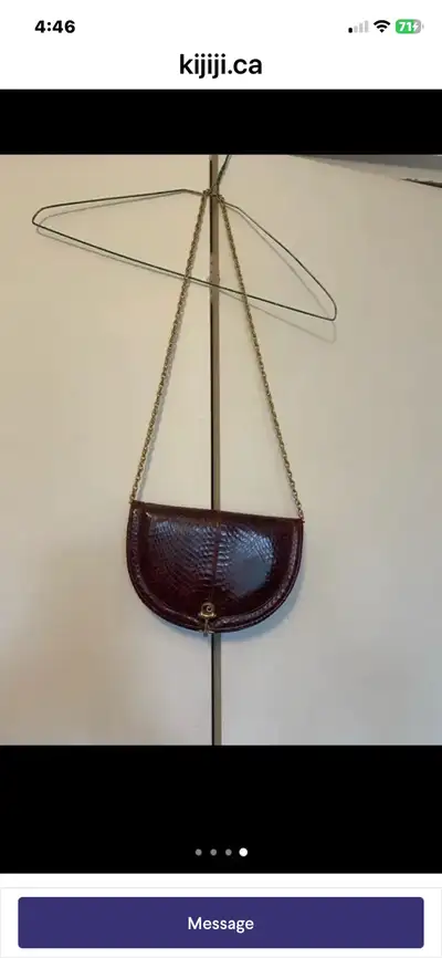 Snake Skin Pattern Shoulder Bag, View more